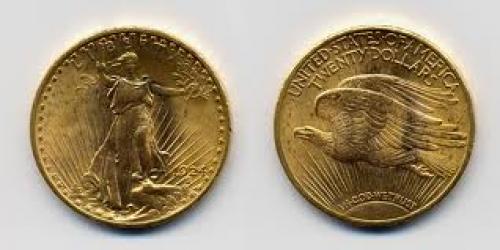 Coins; USA-1924-Coin-20 dollar