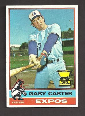 Gary Carter 1976 Topps card #441 Ex