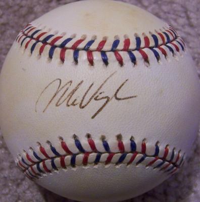 Mo Vaughn autographed 1995 All-Star Game baseball