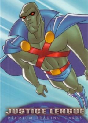 Justice League 2003 Inkworks promo card 7 (Martian Manhunter)