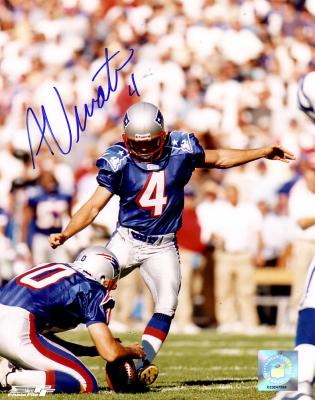 Adam Vinatieri autographed New England Patriots 8x10 photo