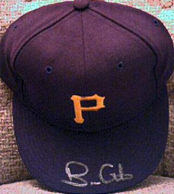 Brian Giles autographed Pittsburgh Pirates game model cap