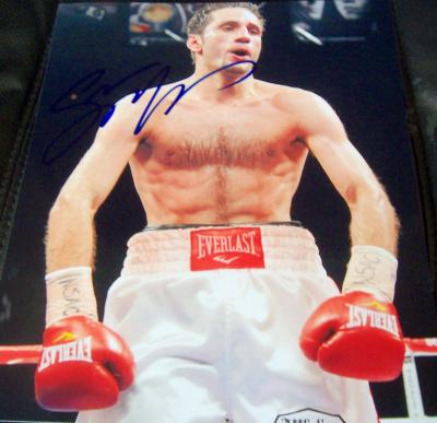 Sergio Mora autographed 8x10 boxing photo