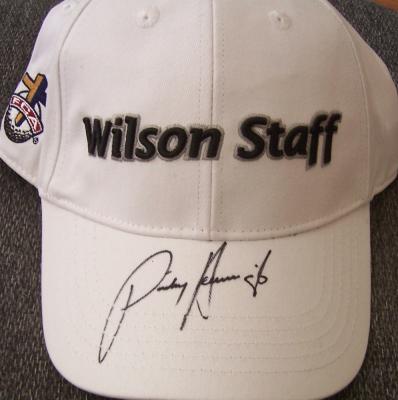 Padraig Harrington autographed Wilson Staff golf cap or hat