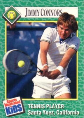 Jimmy Connors 1990 Sports Illustrated for Kids card