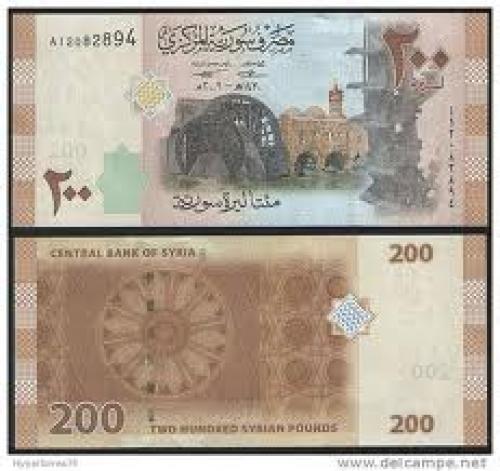 Banknotes; Syria 200_Pounds