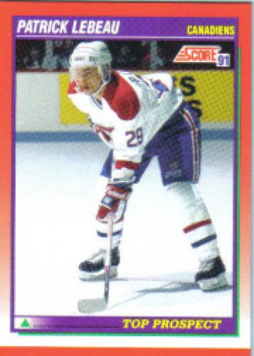 1991-92 Score Bilingual: # 280 Patrick Lebeau