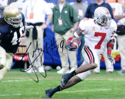 Ted Ginn Jr. autographed Ohio State 8x10 photo