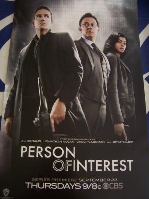 Person of Interest 2011 Comic-Con promo poster MINT
