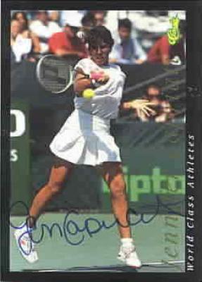 Jennifer Capriati certified autograph 1992 Classic tennis card