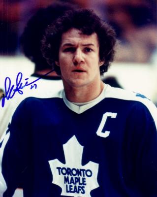 Darryl Sittler autographed 8x10 Maple Leafs photo