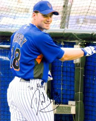 Daniel Murphy autographed New York Mets 8x10 photo (to Alex)