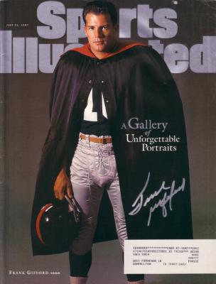 Frank Gifford autographed New York Giants 1997 Sports Illustrated