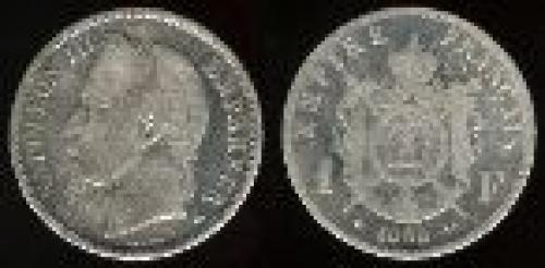 1 franc; Year: 1866-1870; (km 806)