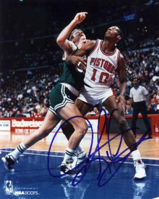 Dennis Rodman autographed Detroit Pistons 8x10 photo
