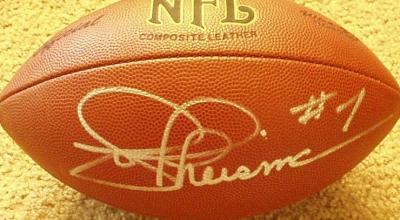 Joe Theismann autographed NFL football