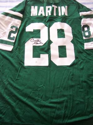 Curtis Martin autographed New York Jets authentic jersey (GTSM)