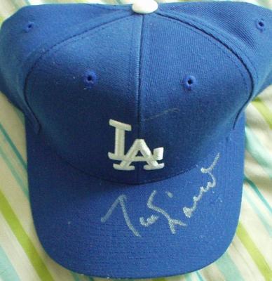 Tommy Lasorda autographed Los Angeles Dodgers cap