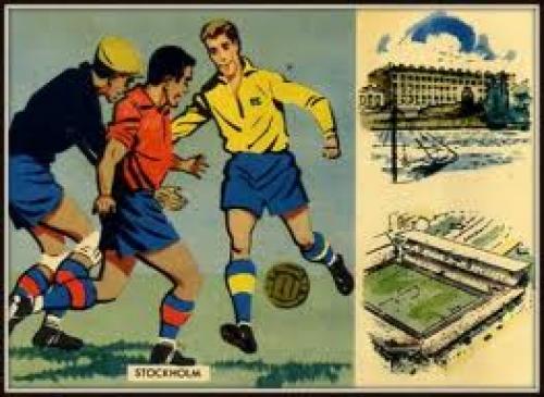 Postcards from the 1958 World Cup finals