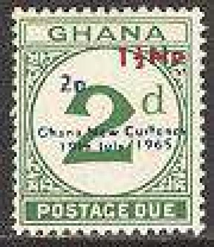 Postage due, overprint 1v; Year: 1968