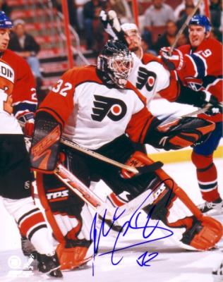 Roman Cechmanek autographed 8x10 Philadelphia Flyers photo