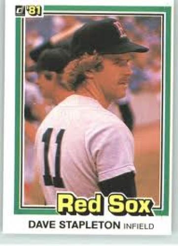 Baseball Cards; 1981 Donruss #544 Dave Stapleton RC - Boston Red