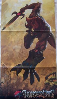 Thundercats & Young Justice Comic-Con double sided promo poster