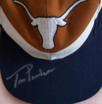 Tom Penders autographed Texas Longhorns cap