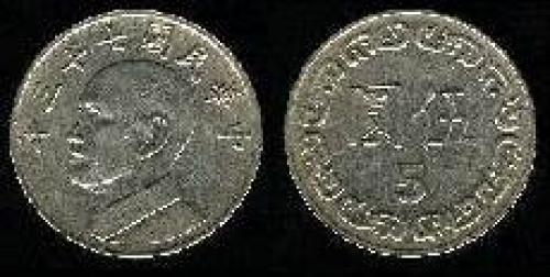 5 yuan; Year: 1981-1989; (km y#552)