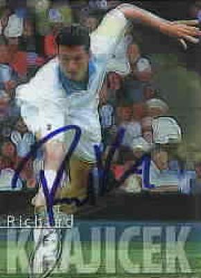 Richard Krajicek autographed 2000 ATP Tour card