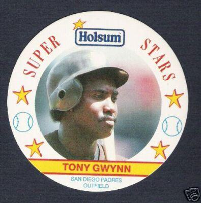 Tony Gwynn Padres 1989 Holsum disc
