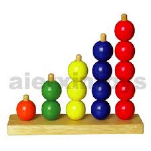 Wooden Toys - Number Ring Counter