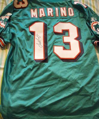 Dan Marino autographed Miami Dolphins authentic game jersey