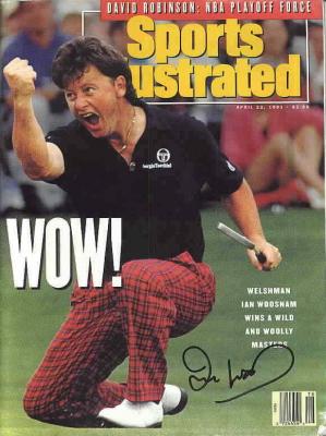 Ian Woosnam autographed 1991 Masters Champion Sports Illustrated