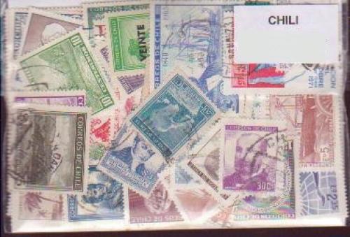 16 Chile All Different Stamps