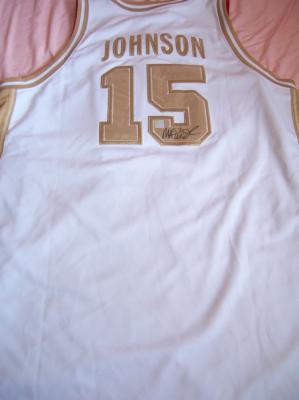 Magic Johnson autographed 1992 USA Basketball Dream Team Nike Gold Medal jersey