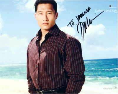 Daniel Dae Kim autographed LOST 8x10 photo (to Jessica)