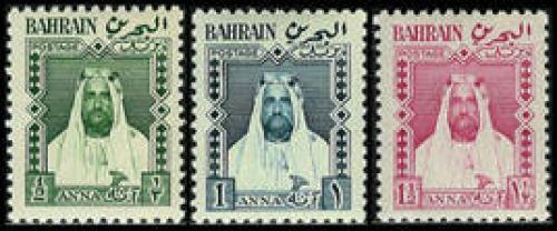 Definitives 3v, Al-Khalifa; Year: 1953