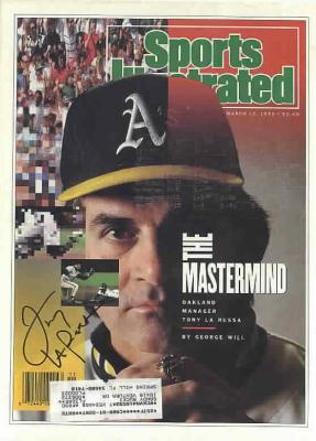 Tony La Russa autographed Oakland A's 1990 Sports Illustrated