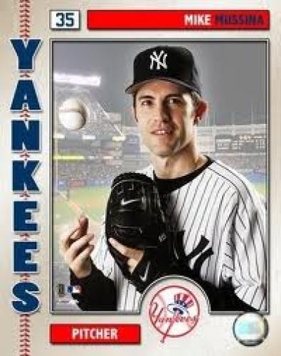 Baseball Card; Mike Mussina; Pitcher Yankees