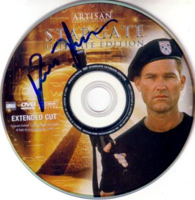 Kurt Russell autographed Stargate Ultimate Edition DVD