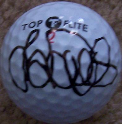 Laura Davies autographed Top Flite golf ball