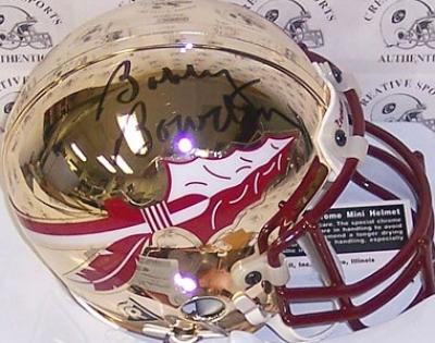 Bobby Bowden autographed Florida State Seminoles chrome mini helmet