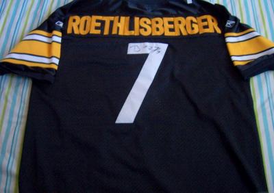 Ben Roethlisberger autographed Pittsburgh Steelers authentic Super Bowl 40 jersey