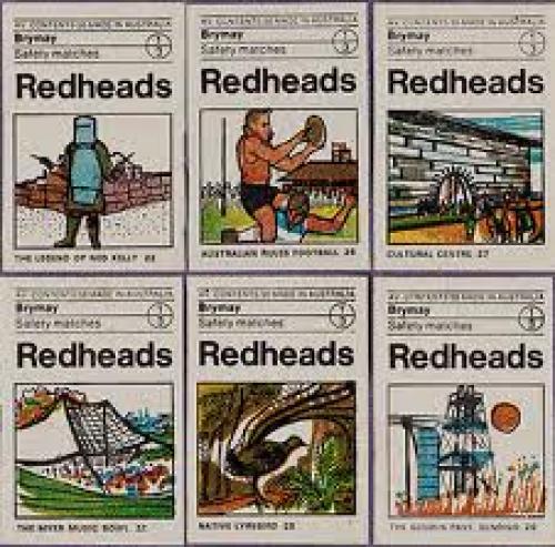 Matchboxes; Redheads collection