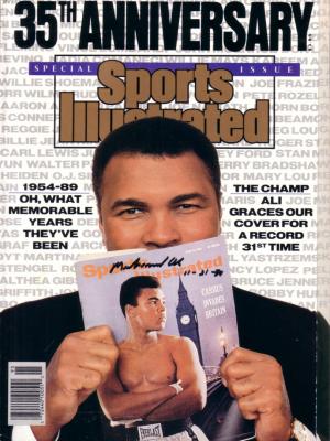 Muhammad Ali autographed 1989 Sports Illustrated dated 11-21-89