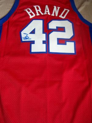 Elton Brand autographed Los Angeles Clippers jersey