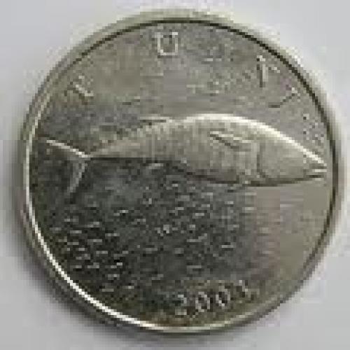 Coins; Croatia 2 Kuna ; Back image