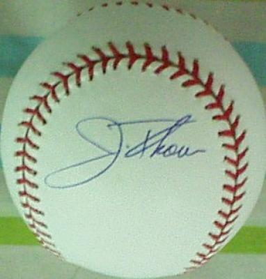 Jim Thome autographed MLB baseball