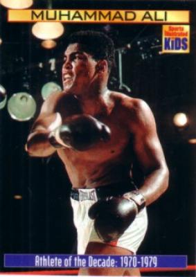 Muhammad Ali 2000 Sports Illustrated for Kids card (Athlete of the Decade)